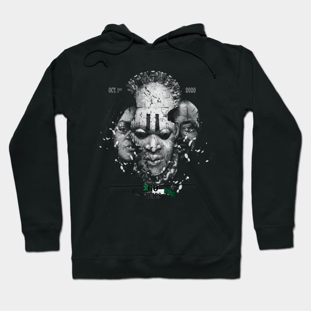 Nigeria 60th Anniversary 1 Hoodie by KEISIEN